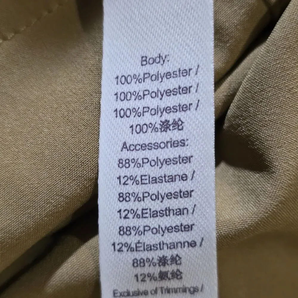 crz yoga mens golf pants Khaki Sz 38